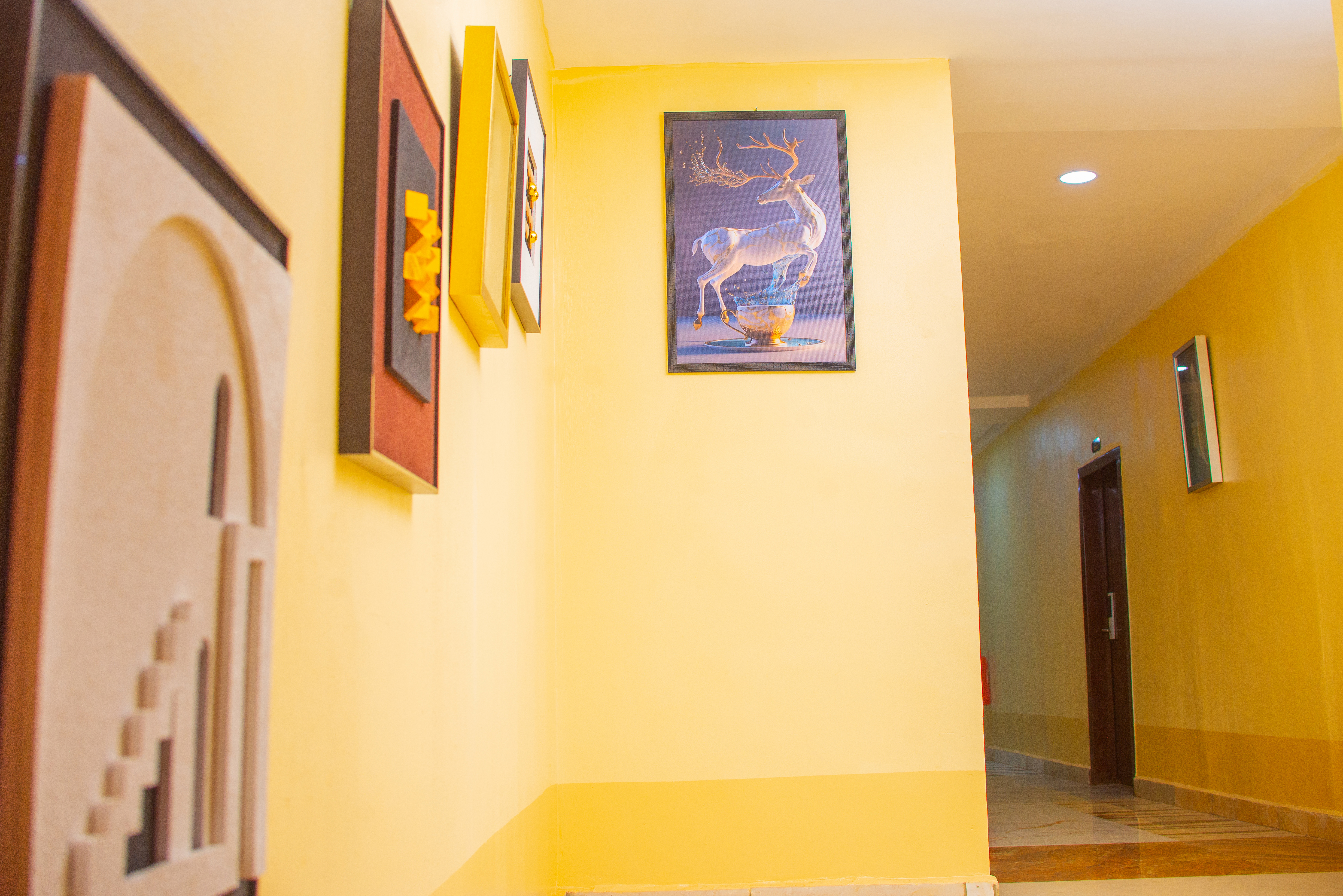 Luxury hotel bedroom suite